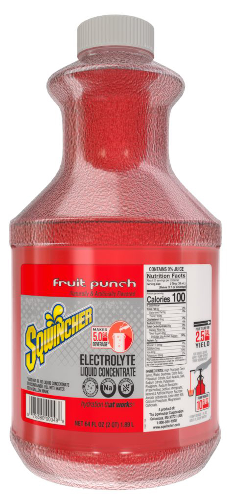 SQWINCHER FRUIT PUNCH 5 GAL LIQUID - Liquid Concentrate